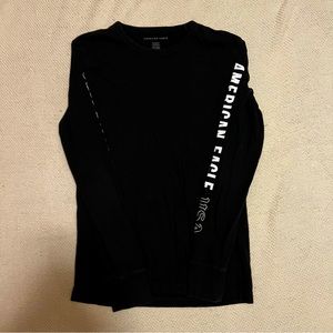 Black American Eagle Longsleeve